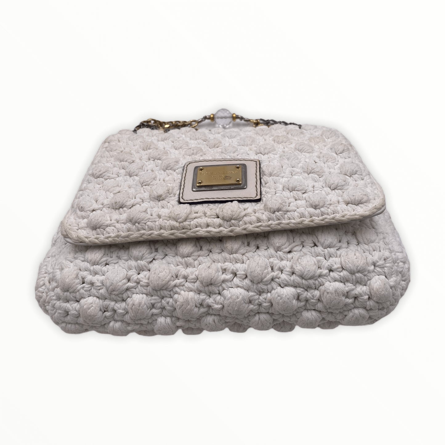 Dolce & Gabbana Miss Charles Crochet Handbag