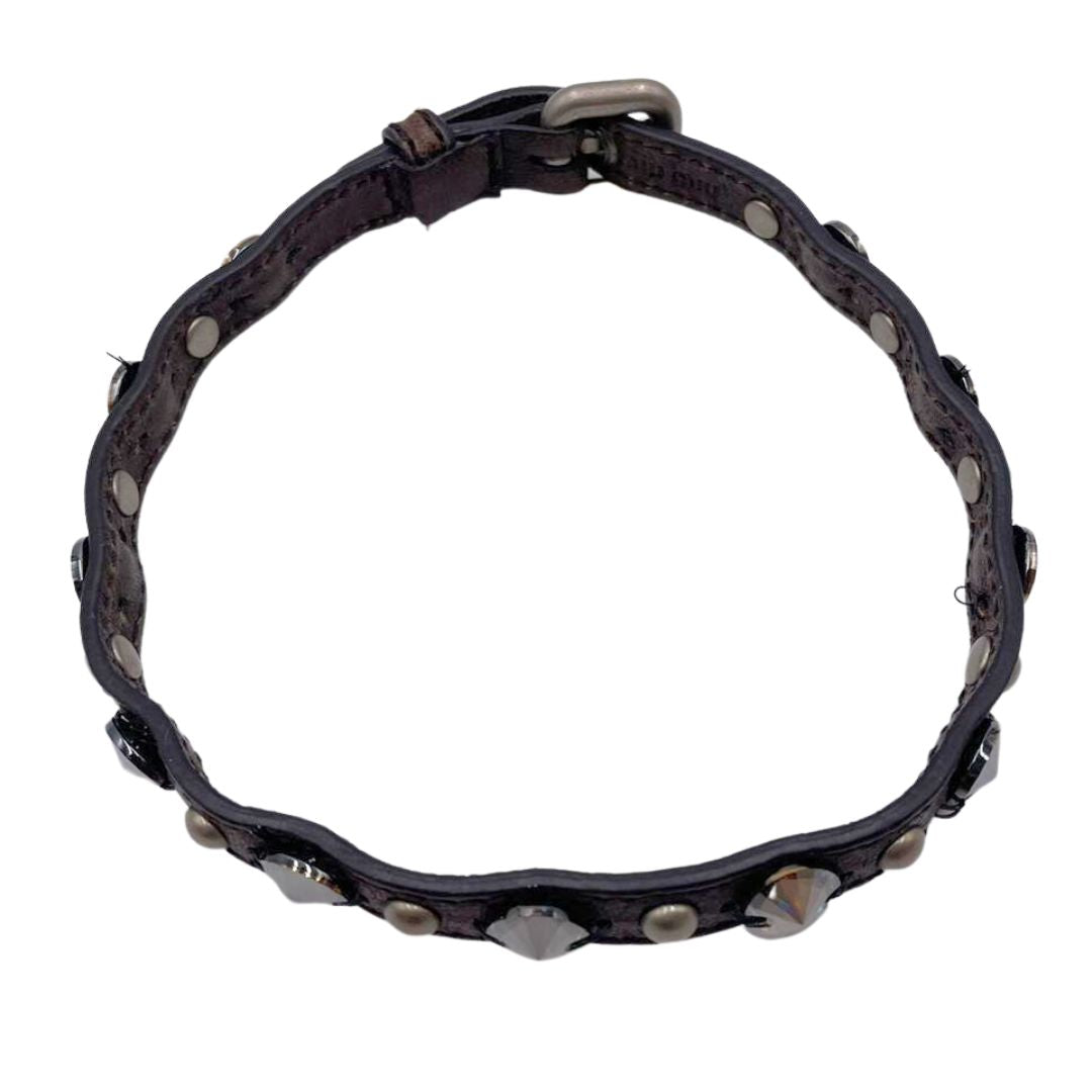 Bracciale Miu Miu marrone