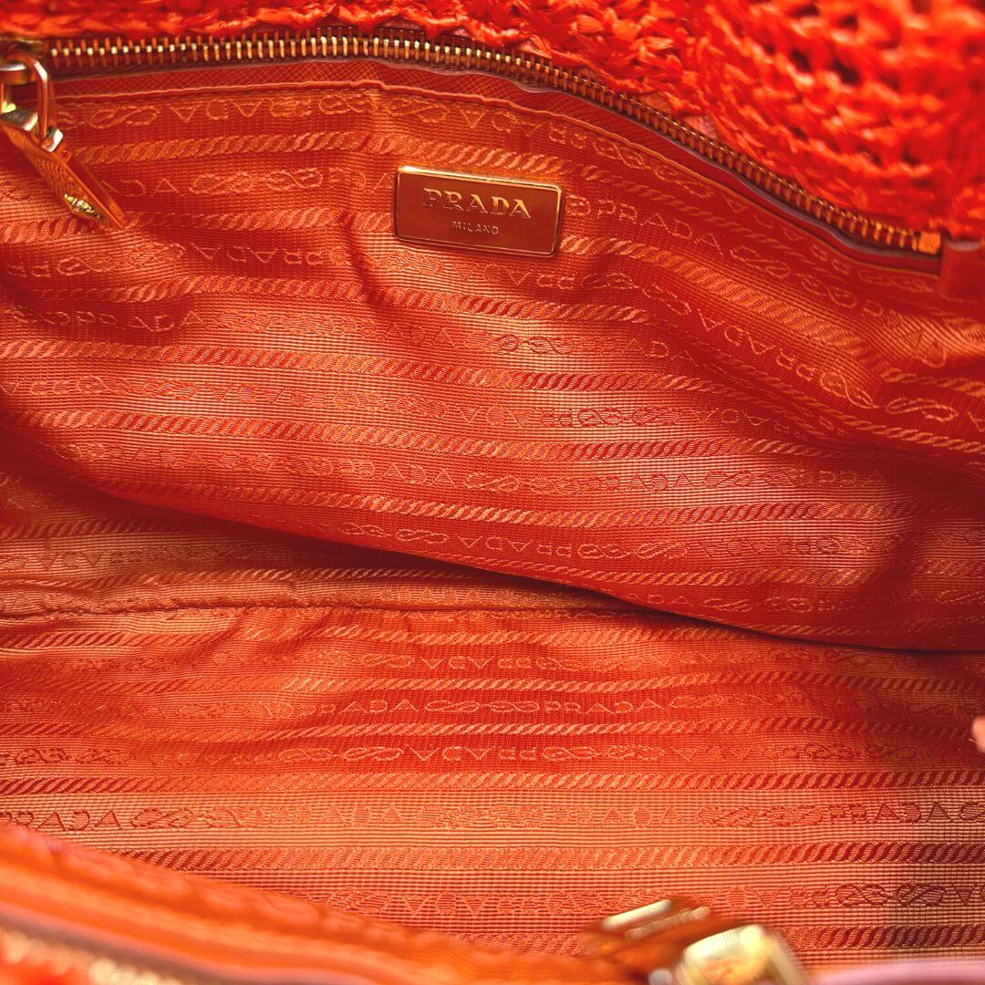 Borsa 2025 prada arancione