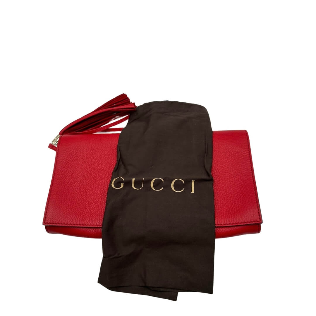 Pochette hot sale gucci rossa