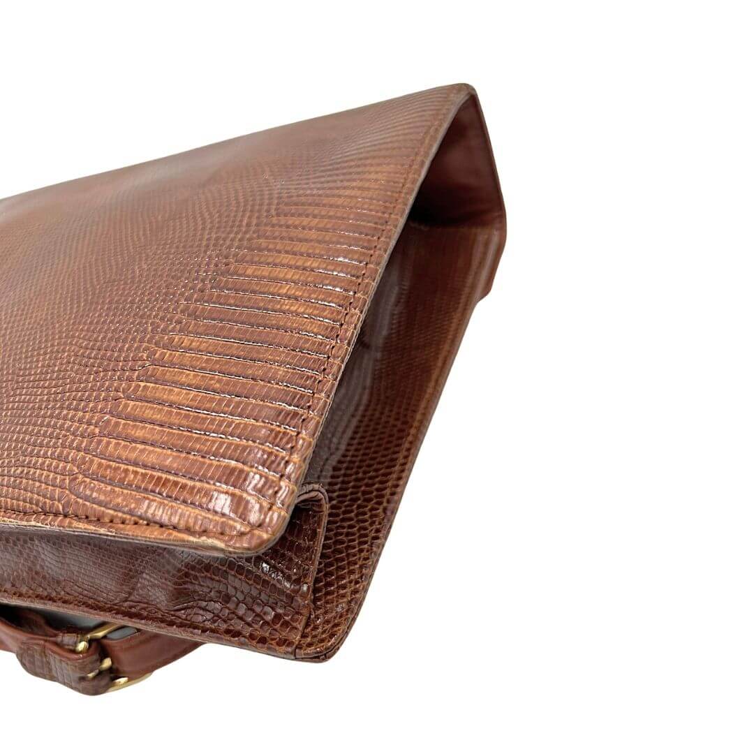 Vintage Colombo briefcase with shoulder strap