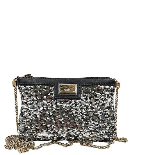 Dolce &amp; Gabbana sequin clutch bag