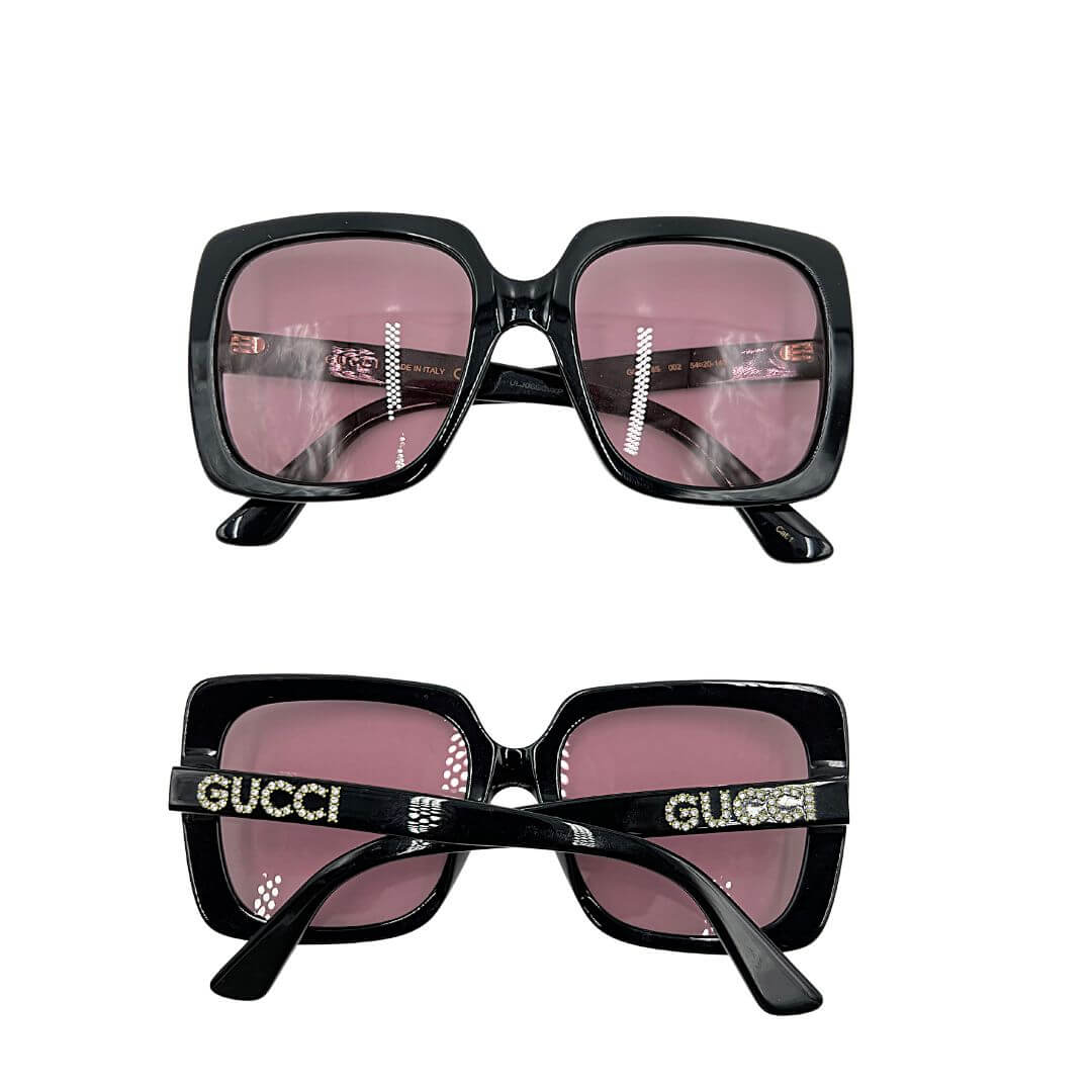 Foto occhiali da sole Gucci quadrati. Accessori di marca usati