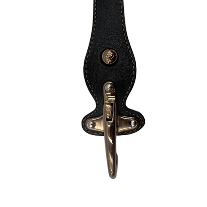 Fay belt in black leather