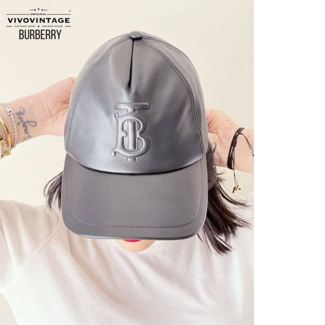 Berretto Cappellino Di Marca Berretto Burberry – Vivo Vintage