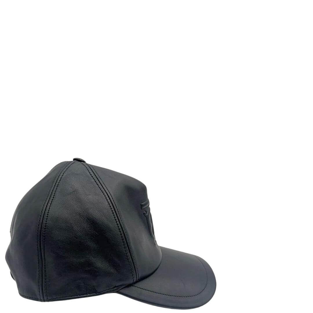 Foto cappello Burberry in cotone e pelle. Accessori di marca usati