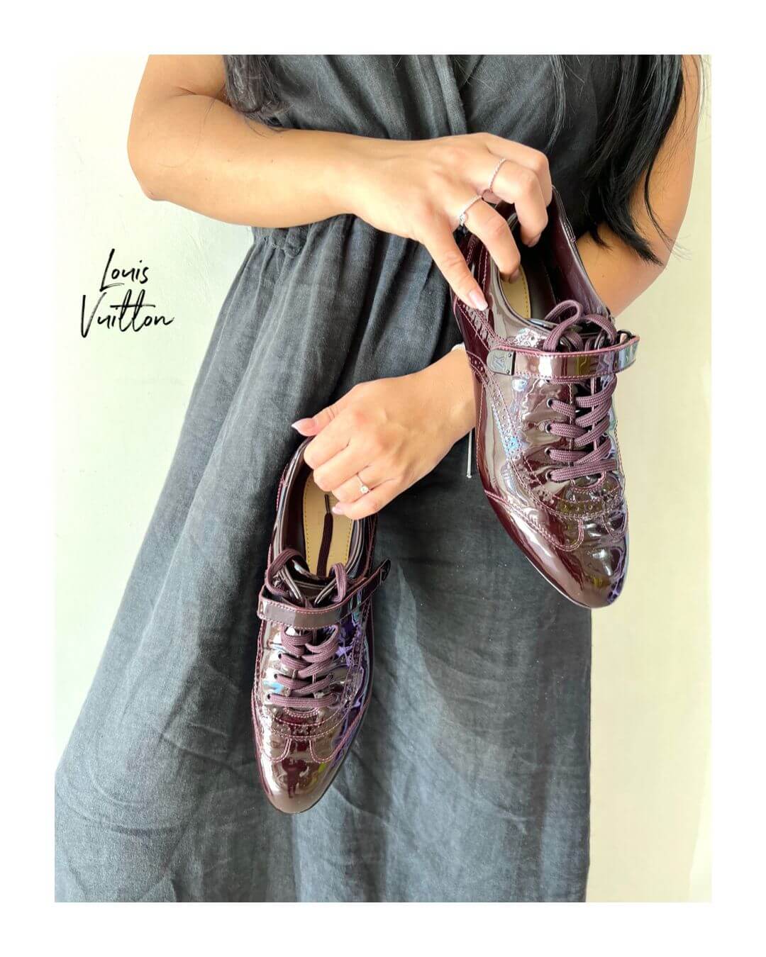 Louis Vuitton shoes vernis amaranth – Vivo Vintage
