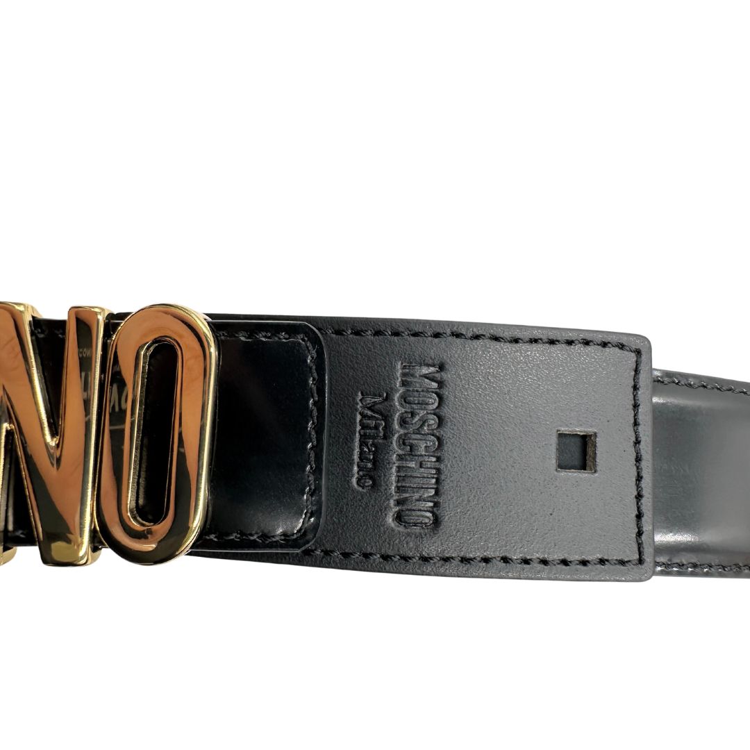 Cintura Moschino lettering tg 42